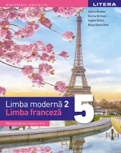 Coperta cărții Limba moderna 2. Limba franceza. Manual. Clasa a V-a