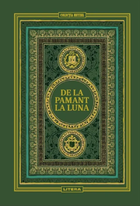 Coperta cărții De la Pamant la Luna. Volumul 9. Biblioteca Jules Verne