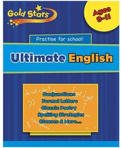 Coperta cărții Gold stars ks2 english workbook age 9-11