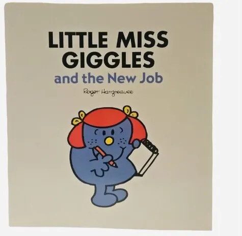 Coperta cărții Little Miss Giggles and the New Job