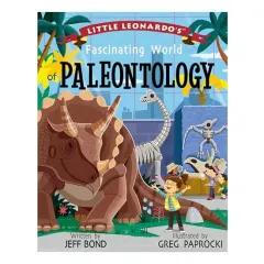 Coperta cărții Little Leonardo's Fascinating World of Paleontology