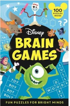 Coperta cărții Disney Brain Games Fun puzzles for bright minds