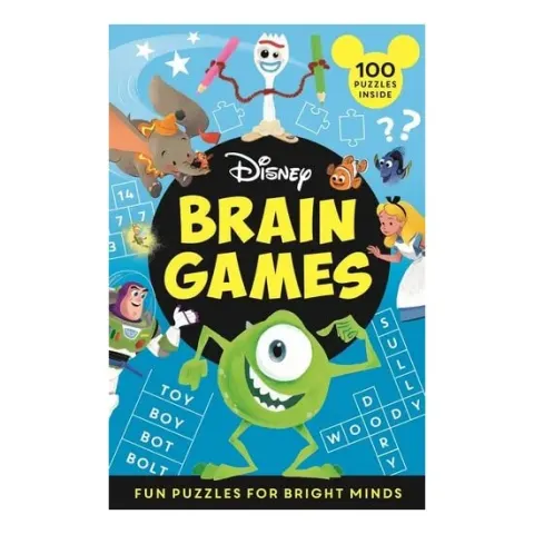 Coperta cărții Disney Brain Games Fun puzzles for bright minds