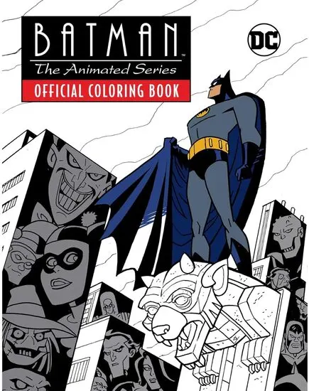 Coperta cărții Batman: The Animated Series: Official Coloring Book