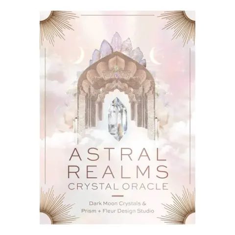 Coperta cărții Astral realms crystal oracle.