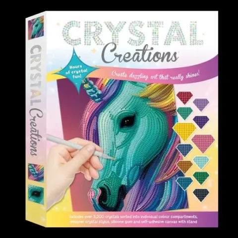 Coperta cărții Crystal Creations: Neon Unicorn