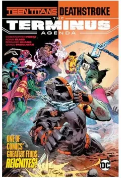 Coperta cărții Teen Titans/Deathstroke, Christopher J. Priest, Adam Glass