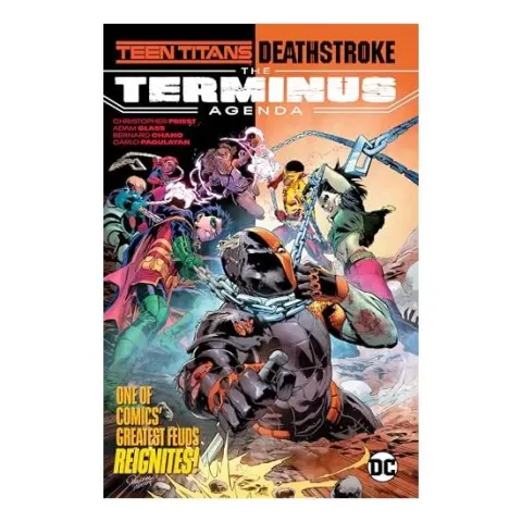 Coperta cărții Teen Titans/Deathstroke, Christopher J. Priest, Adam Glass