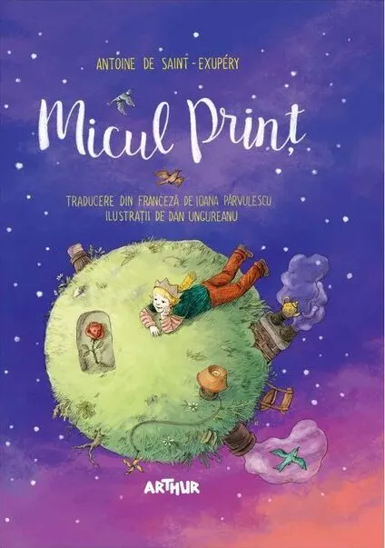 Coperta cărții Micul Prinț (ilustrații de Dan Ungureanu)