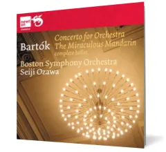 Coperta cărții Bartók - Concerto for Orchestra, The Miraculous Mandarin – complete ballet