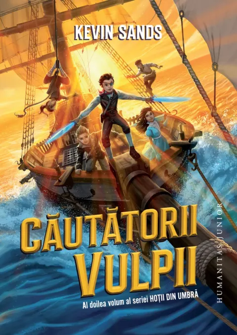 Coperta cărții Căutătorii Vulpii (seria Hoții din umbră, vol. II)