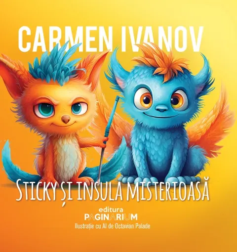 Coperta cărții Sticky si insula misterioasa