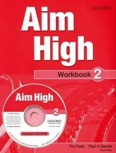 Coperta cărții Aim High 2 Workbook & CD-ROM- REDUCERE 40%
