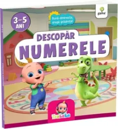 Coperta cărții Descopar numerele (3-5 ani)