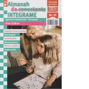 Coperta cărții Almanah de conectante. Integrame. Nr. 29