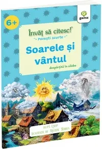 Coperta cărții Soarele si vantul. Invat sa citesc! Povesti scurte