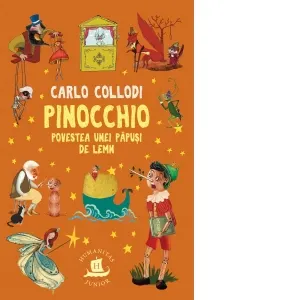 Coperta cărții Pinocchio. Povestea unei papusi de lemn