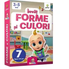 Coperta cărții Invat forme si culori (3-5 ani)