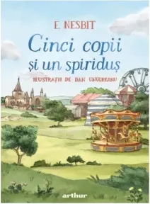Coperta cărții Cinci copii și un spiriduș