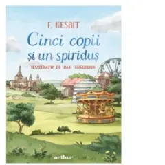 Coperta cărții Cinci copii și un spiriduș