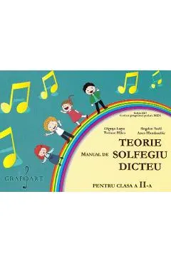 Coperta cărții Manual de teorie, solfegiu, dicteu - Clasa 2 - Olguta Lupu, Bogdan Voda, Tatiana Hilca, Anca Haralambie