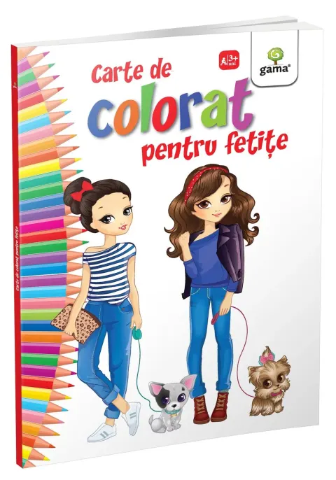 Coperta cărții Carte de colorat pentru fetite |
