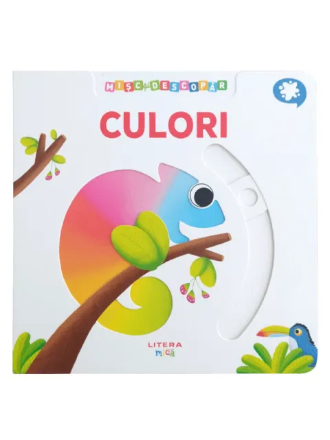 Coperta cărții Mișc și descopăr. Culori