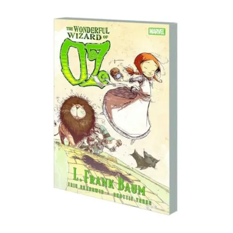 Coperta cărții The Wonderful Wizard of Oz Marvel Illustrated Paperback