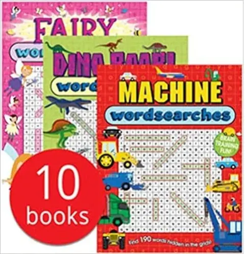 Coperta cărții Wordsearch Fun X 10 PBS In Ziplock (Collection)