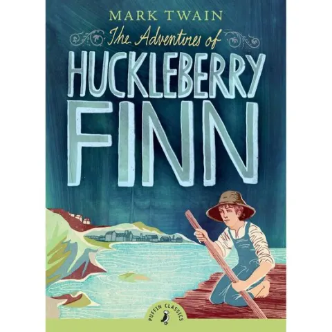 Coperta cărții The Adventures of Huckleberry Finn (Puffin Classics)