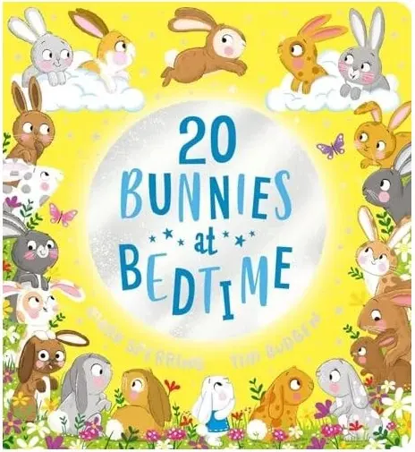 Coperta cărții Twenty Bunnies at Bedtime (CBB)