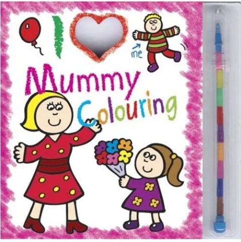 Coperta cărții I Love Mummy Colouring Pad