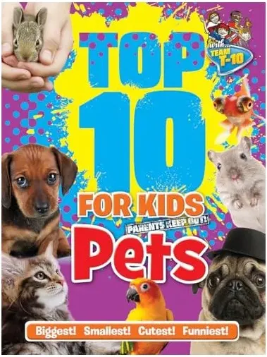 Coperta cărții Top 10 for Kids Pets