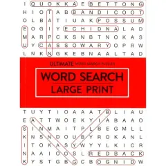 Coperta cărții Ultimate Large Print Wordsearch - Red