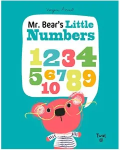 Coperta cărții Mr. Bear's Little Numbers, Virginie Aracil