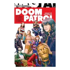 Coperta cărții Doom Patrol, Gerard Way, Mikey Way, Becky Cloonan
