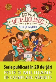 Coperta cărții Scoala animalelor magice. Stii si castigi!