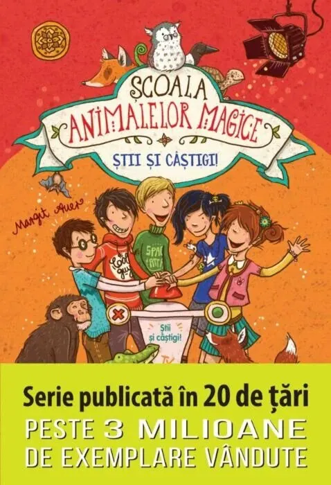 Coperta cărții Scoala animalelor magice. Stii si castigi!