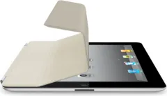 Coperta cărții iPad Smart Cover Piele (Crem)