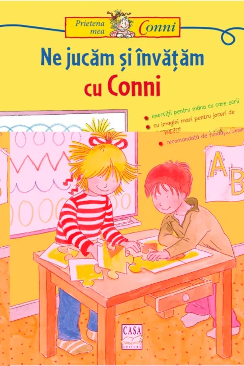Coperta cărții Ne jucăm și învățăm cu Conni