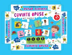 Coperta cărții Cuvinte opuse. Puzzle - 54 piese