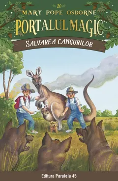 Coperta cărții Salvarea cangurilor. Portalul Magic nr. 20