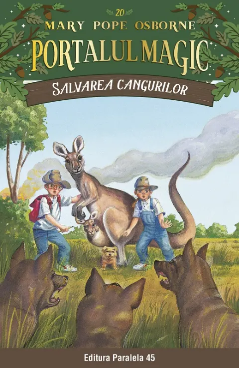 Coperta cărții Salvarea cangurilor. Portalul Magic nr. 20