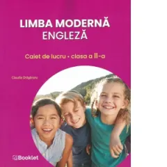 Coperta cărții Limba moderna engleza. Caiet de lucru pentru clasa a II-a