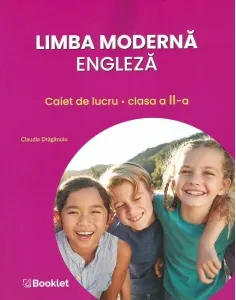 Coperta cărții Limba moderna engleza. Caiet de lucru pentru clasa a II-a