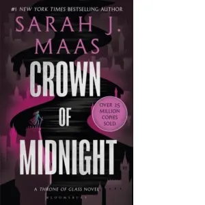 Coperta cărții Crown of Midnight: A Throne of Glass Novel