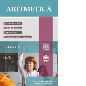 Coperta cărții Aritmetica. Clasa a V-a: Auxiliar + Brosura rezultate, indicatii, solutii, editia 2024
