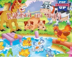 Coperta cărții Ratusca cea urata. Carte pop-up