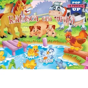 Coperta cărții Ratusca cea urata. Carte pop-up
