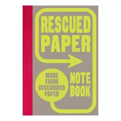 Coperta cărții Rescued Paper Notebook, Hardcover (Eco-Friendly Recycled Paper Notebooks, Environmentally Friendly Journal)